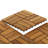 Bare Decor EZ-Floor 12"x12" Teak Interlocking Deck Tiles, 10 Sq Ft Kit