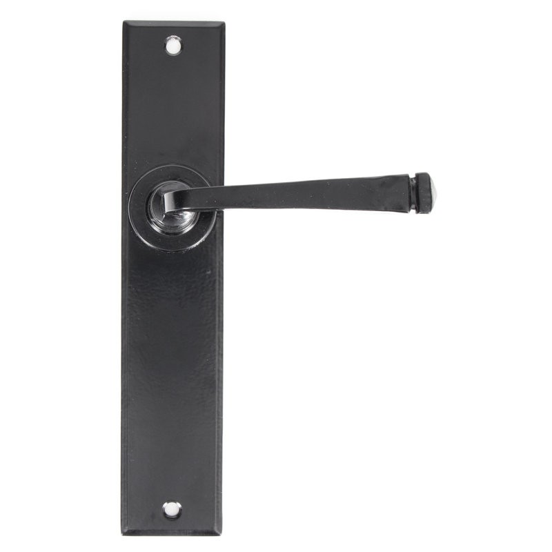 Avon Latch Door Handle, Black
