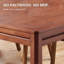 Table de jeu en bois massif avec plateau amovible pour 4 à 6 joueurs