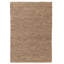 Tapis brun clair en jute tissé à la main Bove