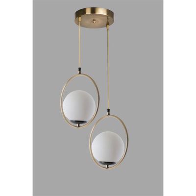 ConCo 2 - Light Gold Sphere Pendant