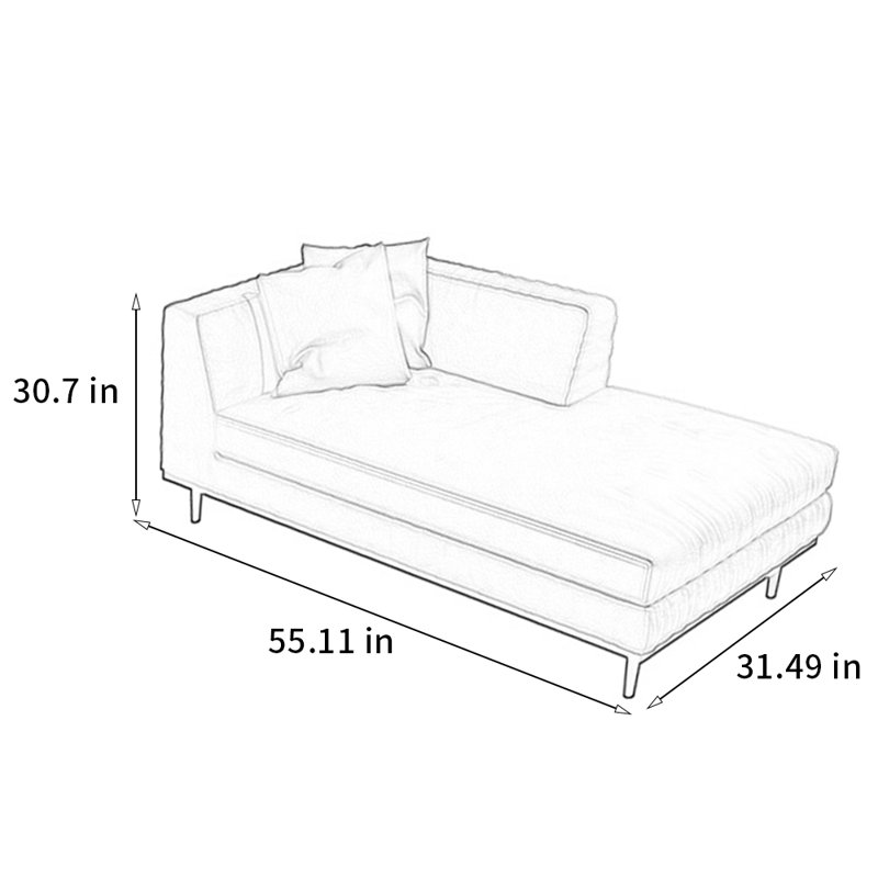 Sibora, Left Hand Facing, Beige