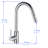 Pull Down Single Handle Kitchen Faucet-37061019