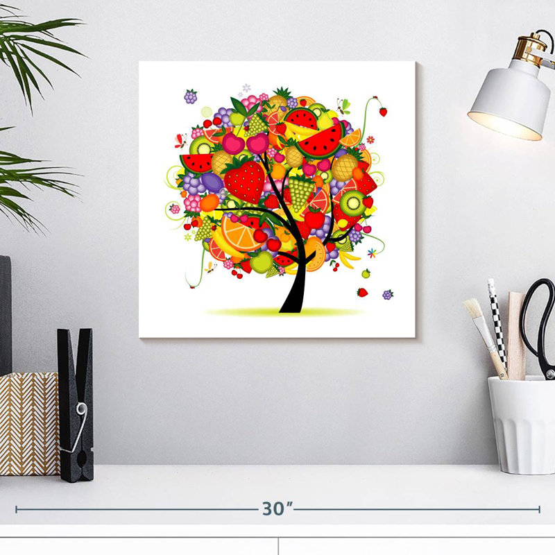 Harnek arbre de fruits abondants, H 16 po x l 16 po