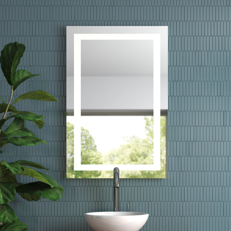 Scoles Flat Wall Mirror, 36" x 24"