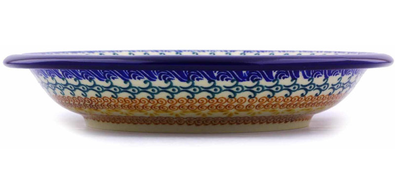 Polish Pottery Stoneware Pasta Bowl