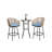 3Pcs Outdoor Bar Set