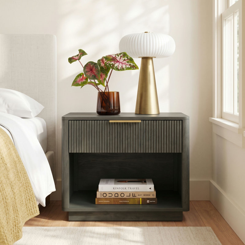 Akira 31.5'' W Nightstand, Gray Wash