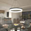 Luminaire suspendu à 1 lumière DEL-64533503