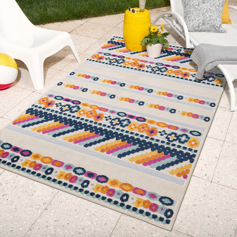 Paradera Indoor/Outdoor Rug, Rectangle 5'3" x 8'