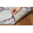 Christa Oriental Gray/Cream/Fuchsia/Sapphire/Gold Area Rug-379831965
