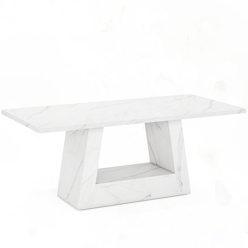 63" Modern Rectangular Dining Table