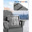 Set of 4 Folding Adirondack Chairs with 2 Side Tables, Weather-Resistant HDPE Outdoor Seating with Wood Grain Texture, 380 lbs Capacity – Gray-1096310050