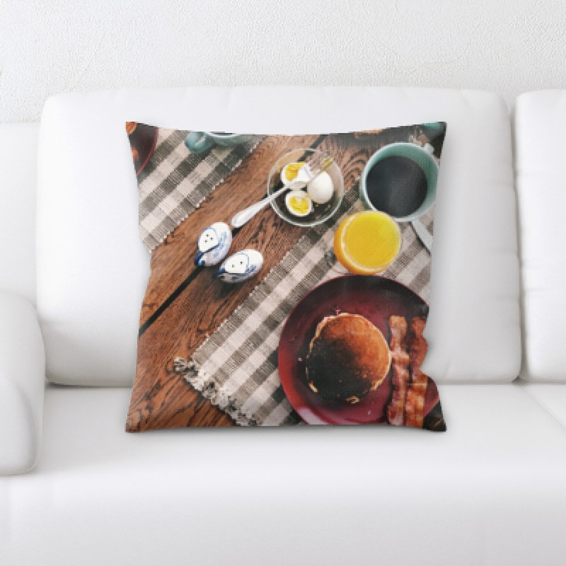 Microsuede Throw Pillow