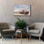  «Patriotic Pastime» par Lori Deiter, art mural sur toile, 40 po x 26 po