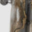Or et gris A Marble Effect V - Rideau occultant en marbre abstrait - 1 panneaux-1889021827