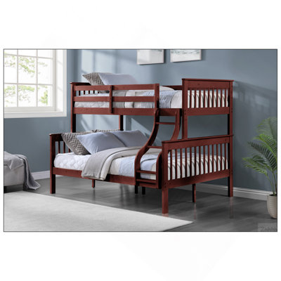 Marita Cherry Bunk Bed (Twin /Full )