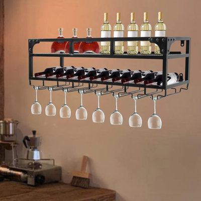 Wall-Mounted Wine Rack by 17 Stories