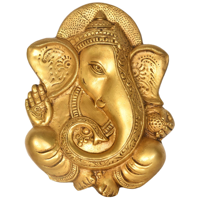 Décoration murale Bhakawan Ganesha (statue plate)