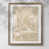 Papier avec cadre noyer