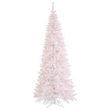 White Fir Lighted Artificial Fir Christmas Tree
