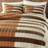 Wonderful Patchwork Striped Microfiber Quilt Set-113272484-114137320