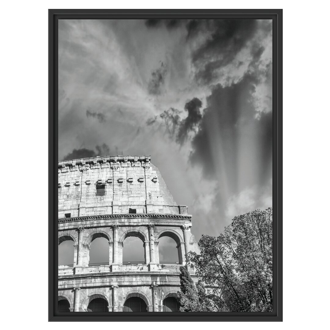 Gerahmtes Wandbild klassisches Colloseum in Rom