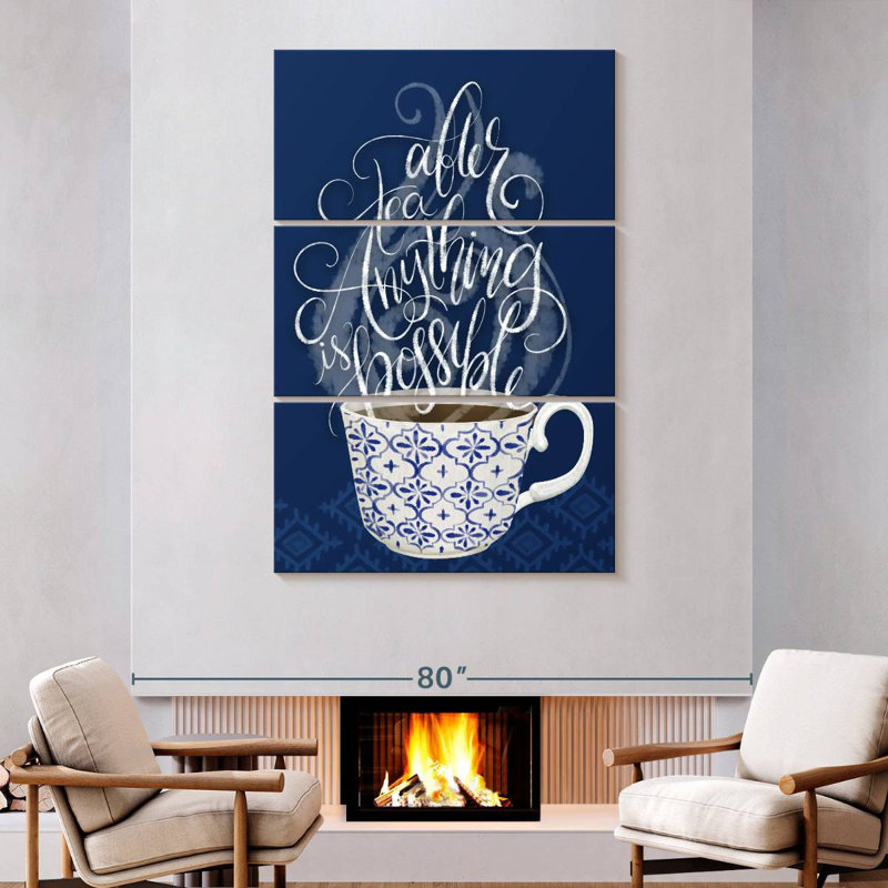 Tergel Tea Time II, 74" H x 48" W