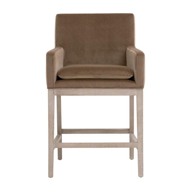 Tabouret de comptoir Drake, Caramel Velvet