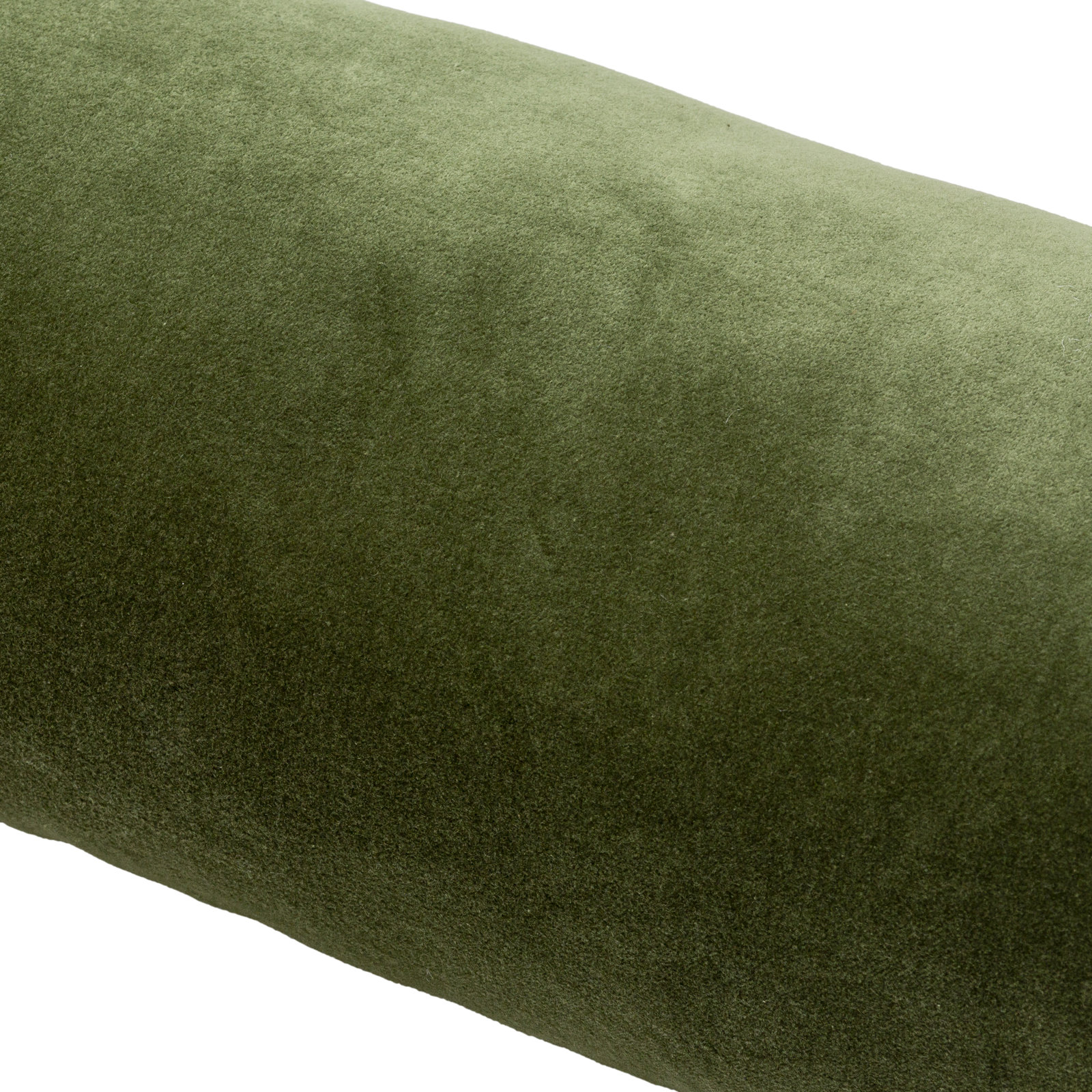 Deane 21" x 7" Cotton Pillow Cover, Medium Green, Polyester/Pollyfill