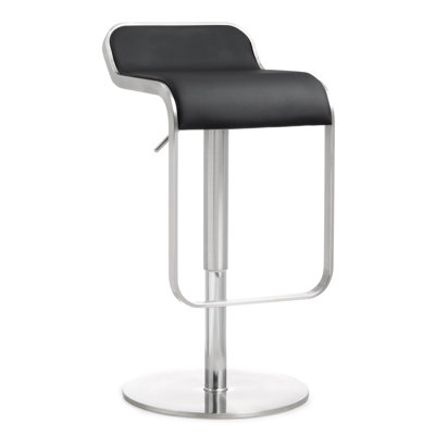 Swivel Upholstered Adjustable Height Counter Stool