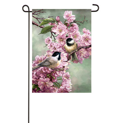 Drapeau de jardin à 2 côtés en polyester 18 x 13 po