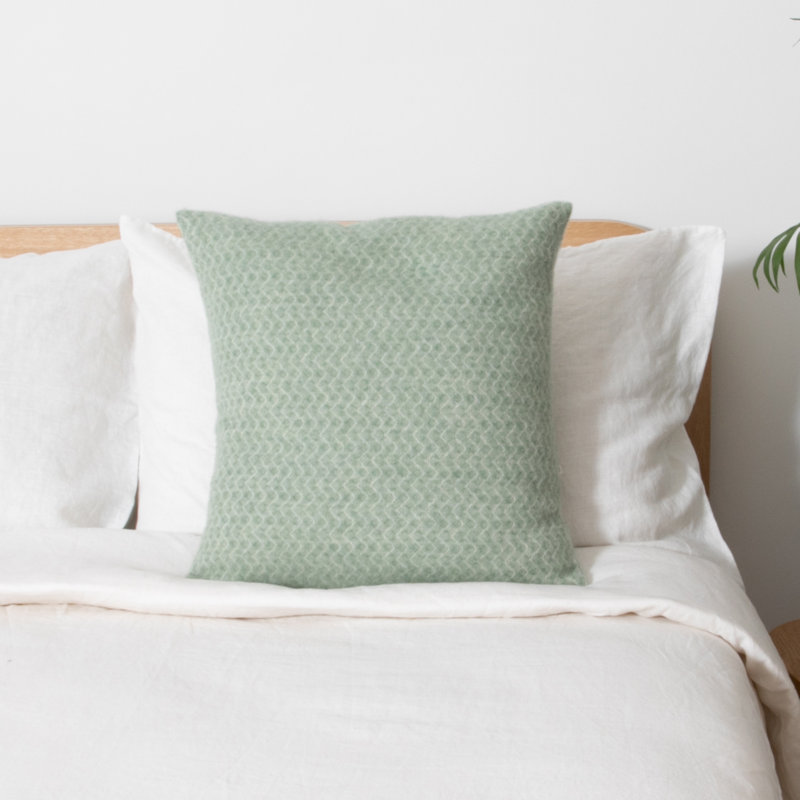 Square Cushion, Green