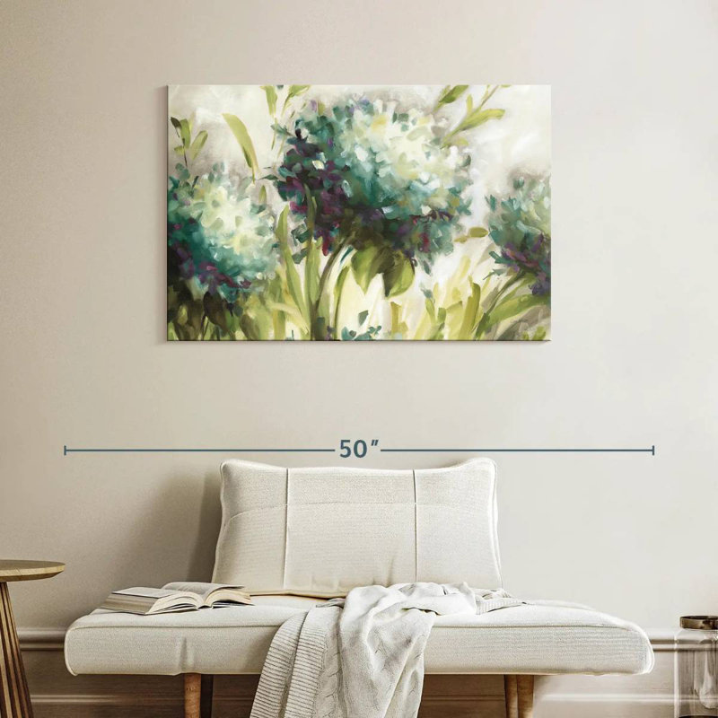 Harnek Hydrangea Field II, H 26 po x l 39 po
