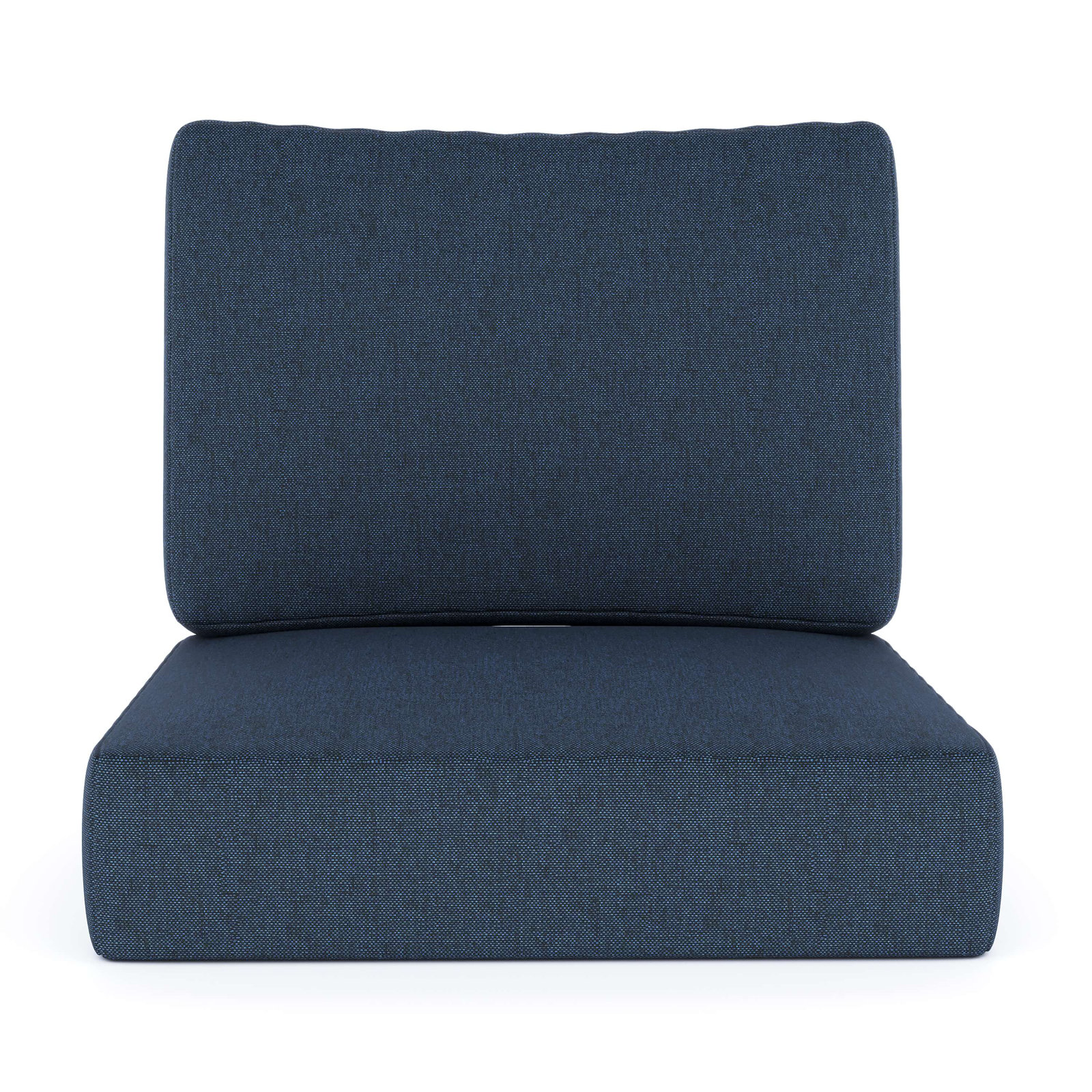 Lani Outdoor Sunbrella Seat/Back Cushion, Spectrum Indigo Sunbrella®