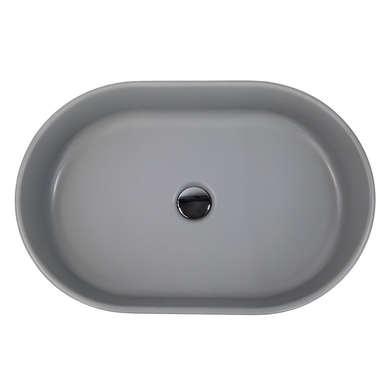 Regatta 23.75'' L Bathroom Sink, Matte Concrete