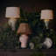 Briar Ceramic Table Lamp (Red)