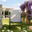 Chaise berçante d'extérieur en tissu