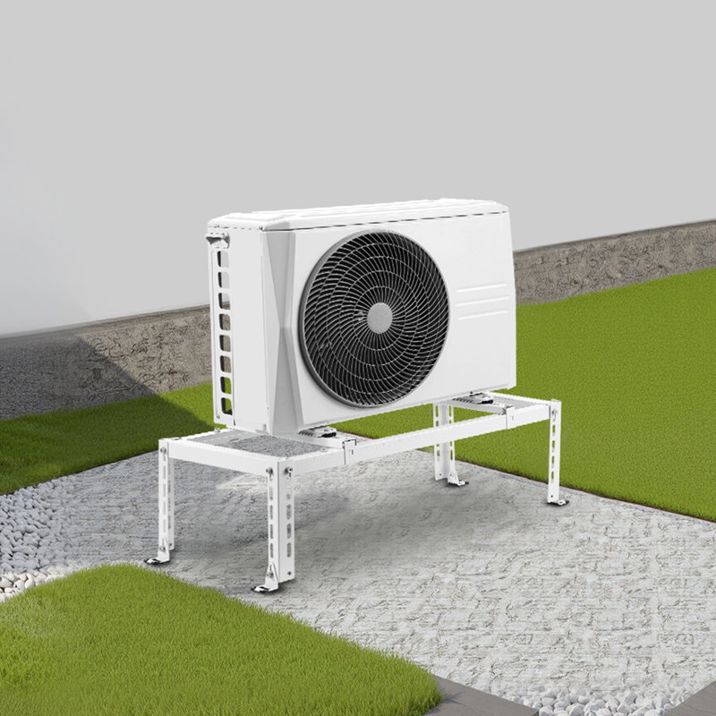 Mini Split Ground Stand Adjustable Anti Vibration for 9000-24000 BTU