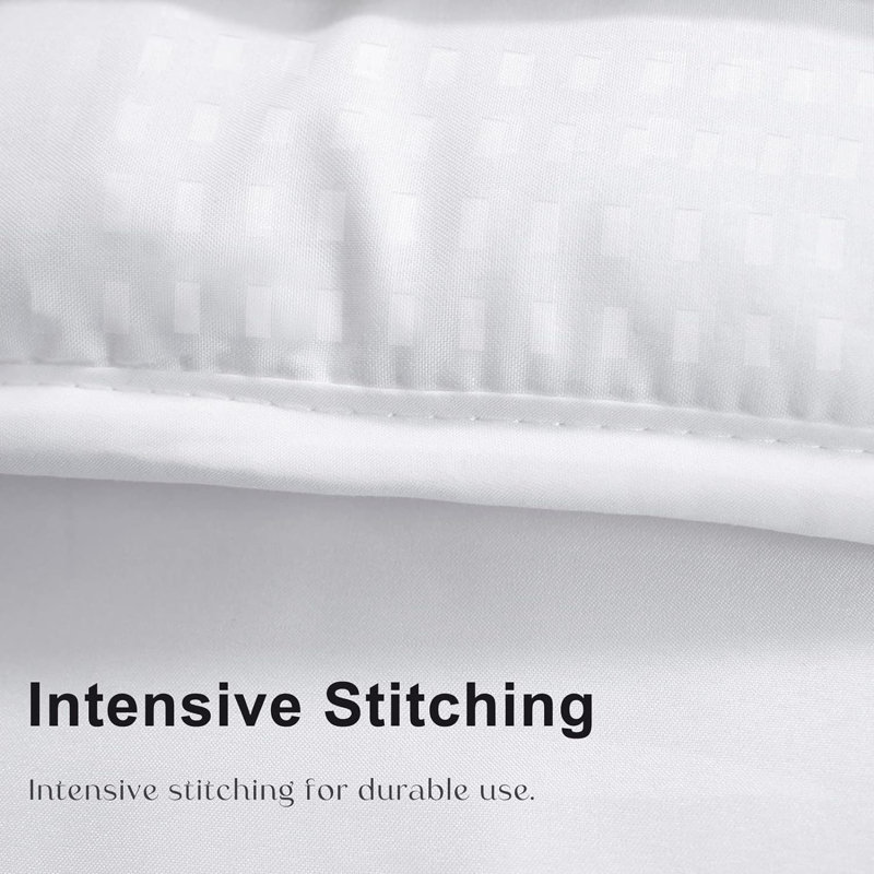 Ensemble de couette édredon Bedding, Très grand, Blanc