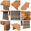 Ensemble de salle à manger d'extérieur en bois d'acacia avec table à lattes et banc pour une réception de patio durable et élégante.-234817063