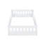 Lit plateforme simple avec garde-corps
