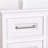 Angela 84” Double Bathroom Vanity With White Engineered Marble Stone Rectangular Sink