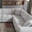 Canapé modulaire breton avec repose-pieds