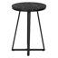 Table de bout moderne noire pour la vie, le bureau, la chambre familiale, les espaces de bureau