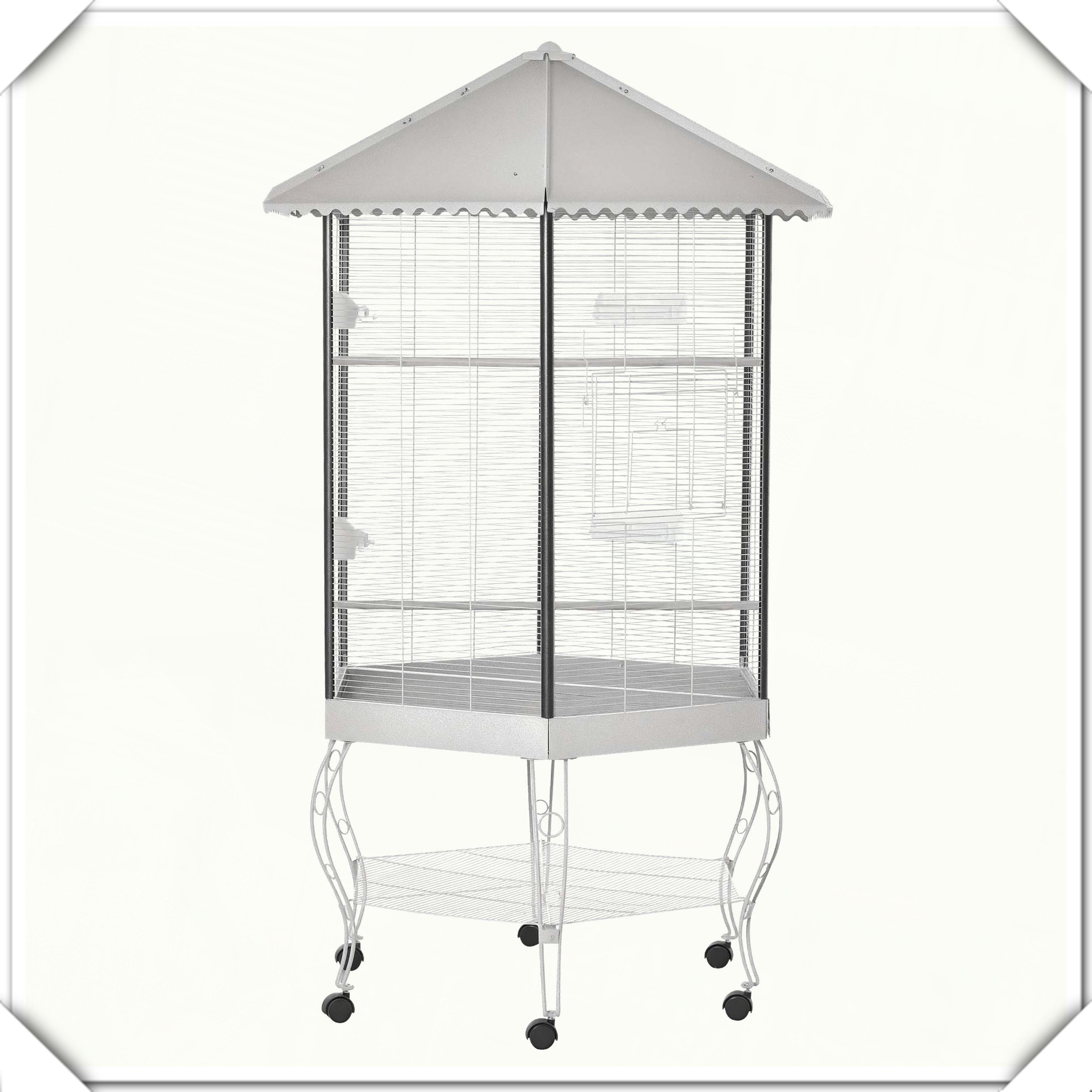 Beautiful view of Canopy Bird Cages For Noble Macaws With Rain