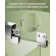 Framed Both Sliding Glass Shower Doors 60" Width X 76"Height With 1/4"(6Mm) Clear Tempered Glass, Silver  Finish, Big Rollers, Square Rail, Self-Cleaning Coating On Both Sides