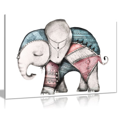 Elephant - Wrapped Canvas Print