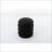 Ottoman Round Footrest Stool for Living Room Bedroom | Soft Boucle | Black