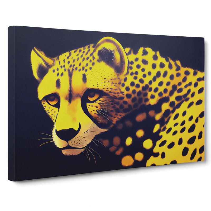 XXX-H1022-WF-8365X Striking Cheetah - Wrapped Canvas Print